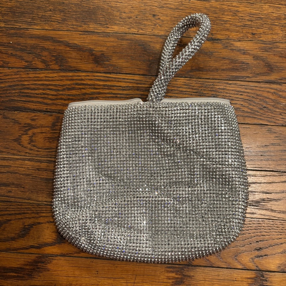 Jessica McClintock Staci Diamond Mesh Evening Bag